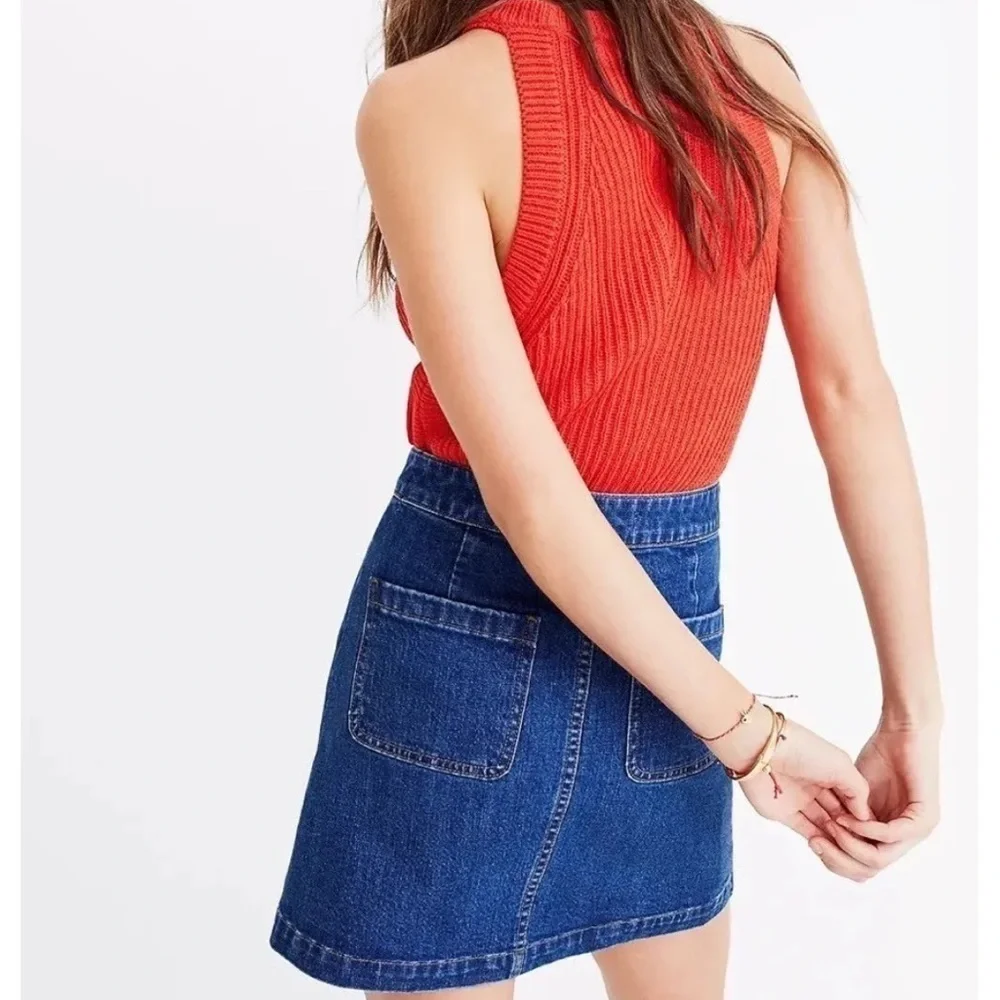 Madewell zip denim